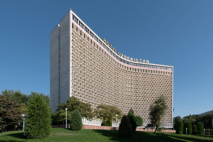 Гостиница Узбекистан, 1974 год.