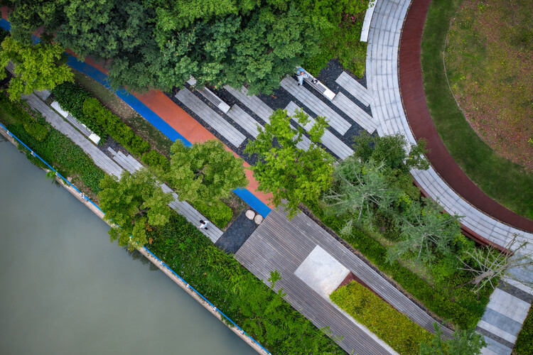 Jinqiao Caojiagou Riverfront Renewal Design / Дизайн VIASCAPE - Экстерьерная фотография, Сад