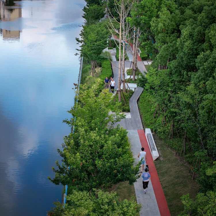 Jinqiao Caojiagou Riverfront Renewal Design / Дизайн VIASCAPE - Экстерьерная фотография, Лес