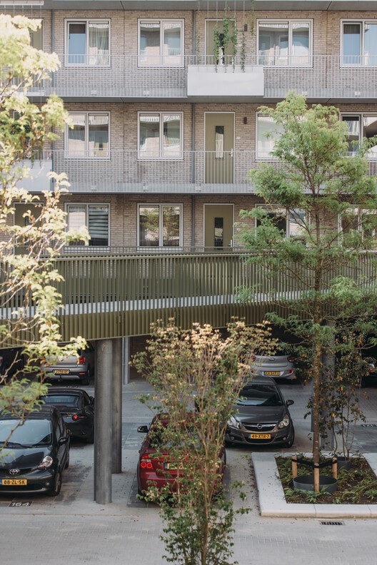 Социальное жилье Хавенкаде Неймеген / vanOmmeren-architecten + Architectuurcentrale Thijs Asselbergs - Фотография экстерьера, окна, фасад