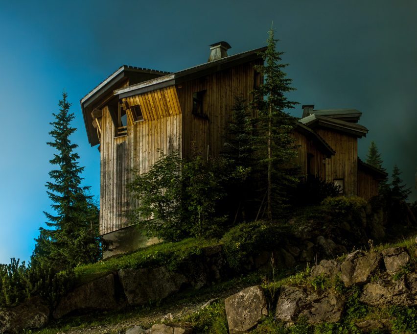 Chalet l'Ours II, Авориаз, Франция, 2012 год. Взято из книги «Истории строительства» Аластера Филипа Вайпера.