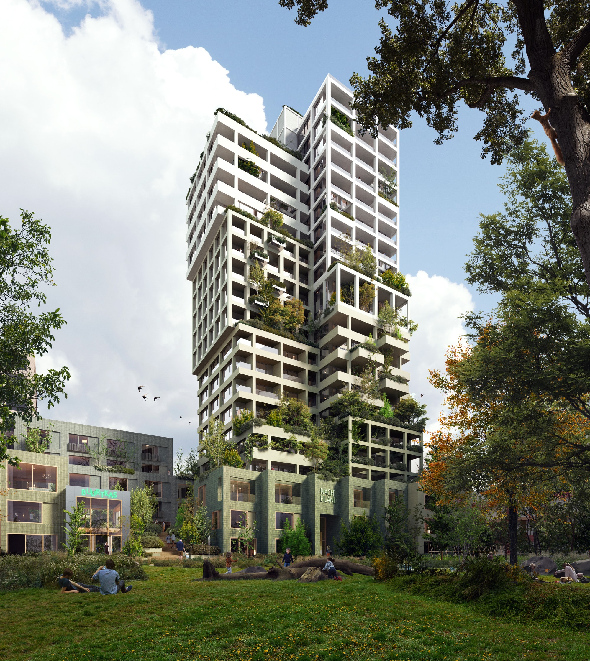 MVRDV и Space Encounters сотрудничают в разработке модели устойчивого развития в районе Слуисбюрт в Амстердаме