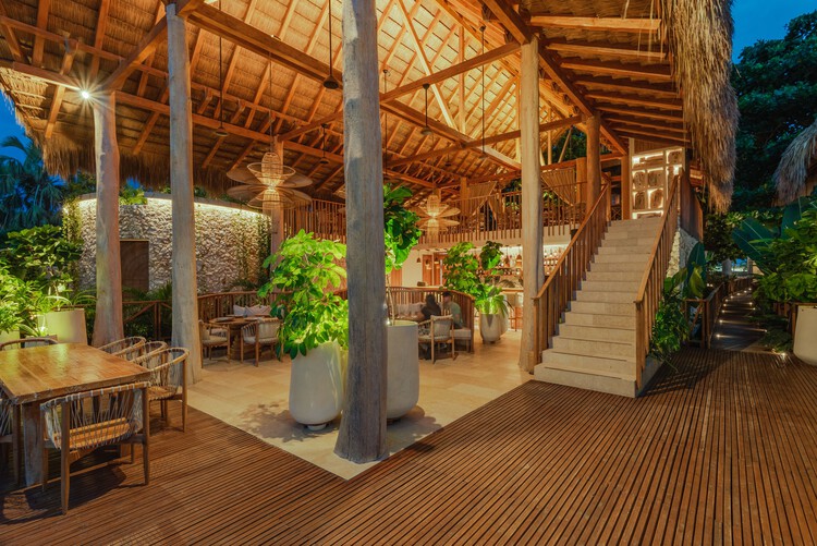 Aimarawa San Antero Hotel / 3mas1 - Фотография интерьера, стул, терраса