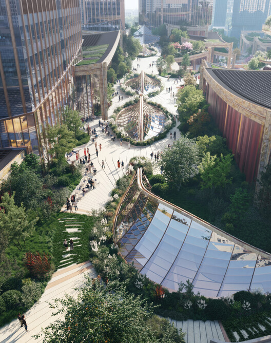 Heatherwick Studio представляет дизайн нового торгового района в древнем городе Сиань, Китай — изображение 2 из 5
