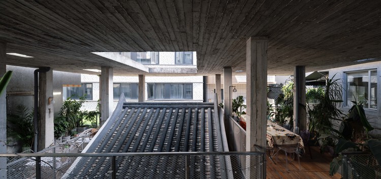Деревня в городской деревне / TAO — Trace Architecture Office — Фотография интерьера, окна, стул, перила