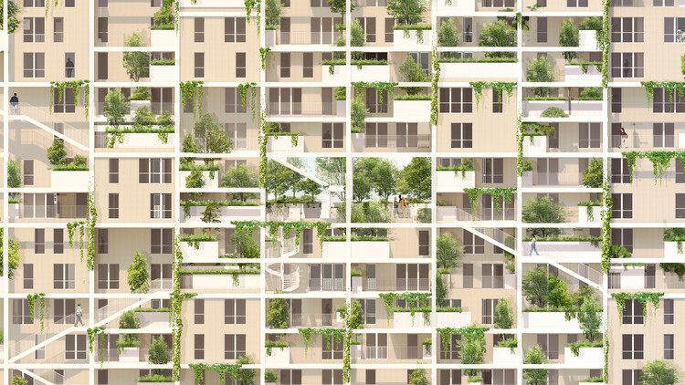 Начинается строительство Ла-Серра, городского оазиса MVRDV за пределами Парижа — изображение 7 из 7