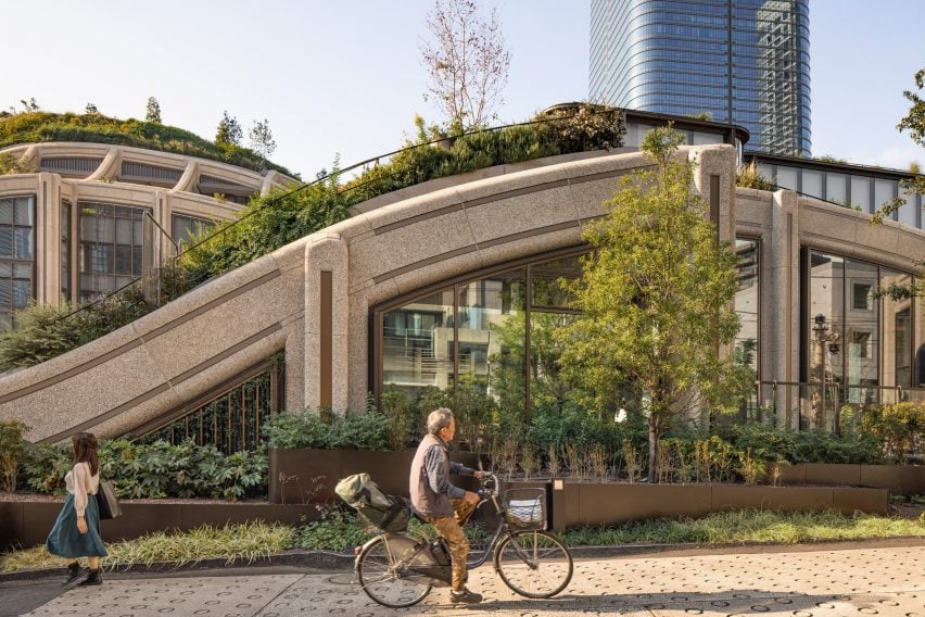 Холмы Азабудай от студии Heatherwick Studio в Токио