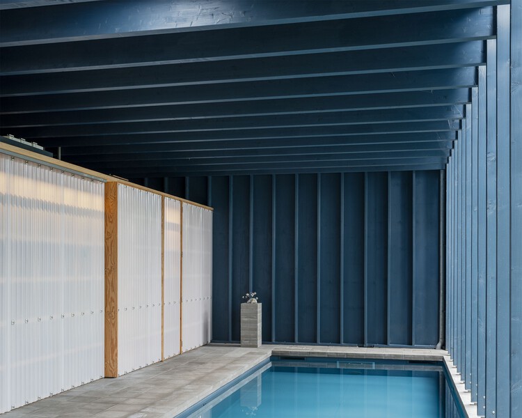 ge(LUIF)el Pool Pavilion / Atelier Janda Vanderghote - Фотография интерьера