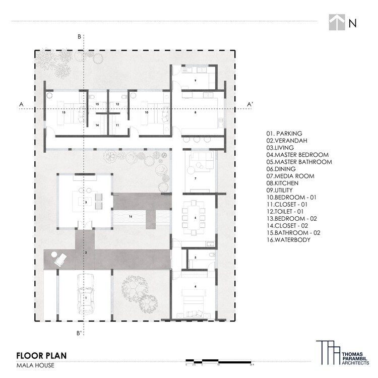 Дом Мала / Thomas Parambil Architects — изображение 18 из 22