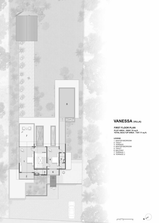 Вилла Vanessa Weekend / The Grid Architects — изображение 15 из 20
