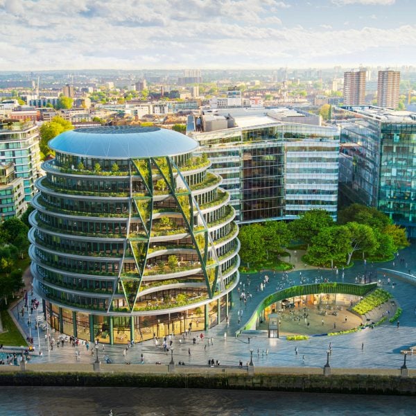 Генслер добавит озелененные балконы в бывшую мэрию Foster+ Partners