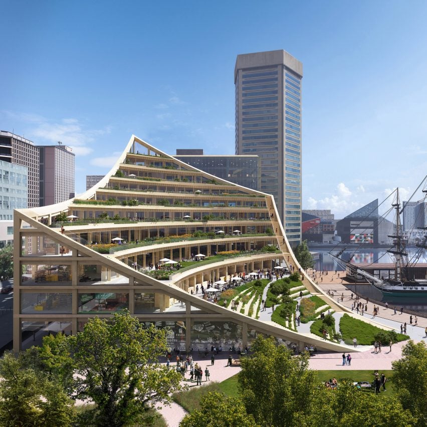 Пратт-стрит, 201 в Балтиморе, компания 3XN