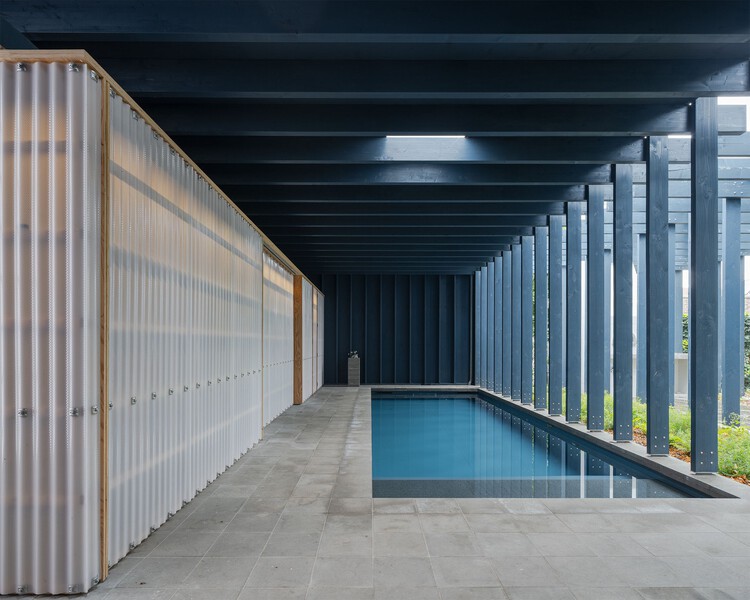 ge(LUIF)el Pool Pavilion / Atelier Janda Vanderghote - Фотография экстерьера, фасад