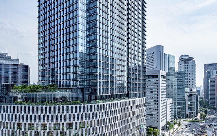 Южные башни-близнецы Умеда в Осаке / Takenaka Corporation — фотография экстерьера, фасада, городского пейзажа