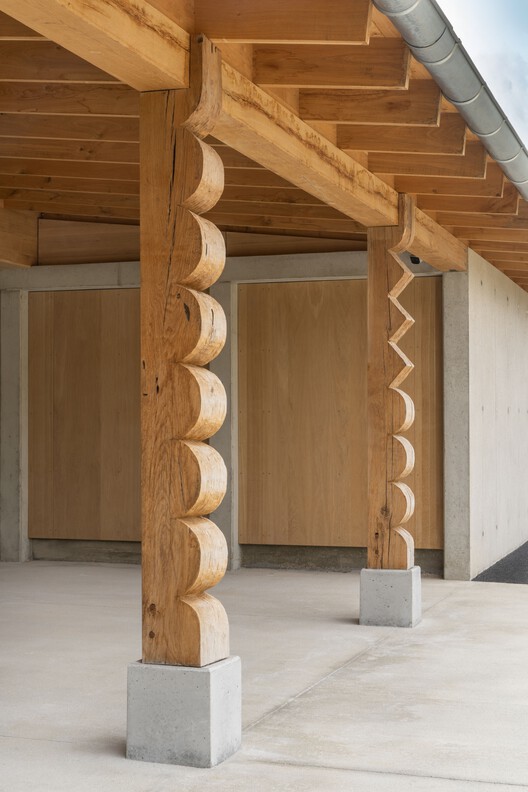 Фестивальный зал / Фигуры Architectes + Depeyre Morand Architectures - Фотография интерьера, балка