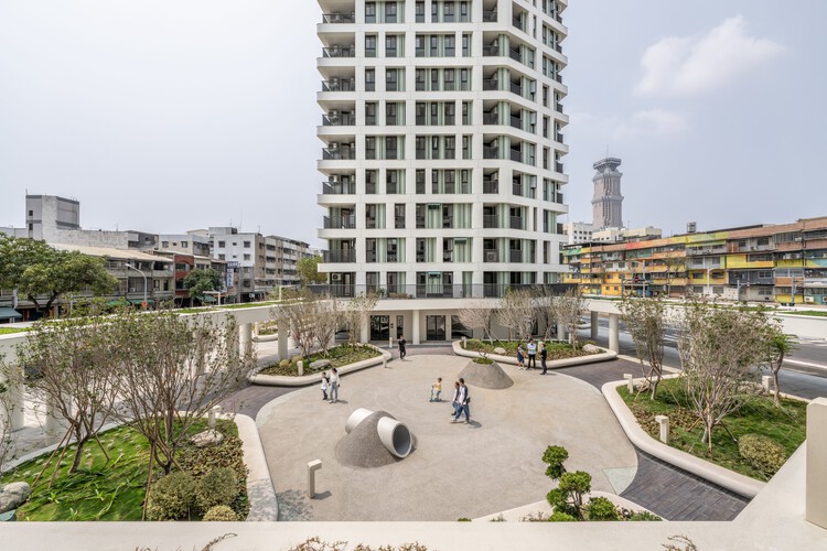 Социальное жилье Гаосюн / Mecanoo - фотография экстерьера, фасад
