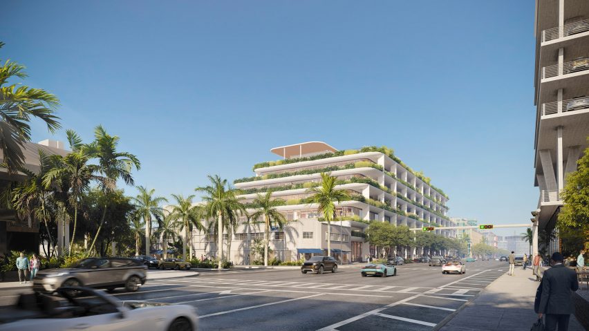 Внешний вид The ​​Alton от Foster + Partners в Майами-Бич