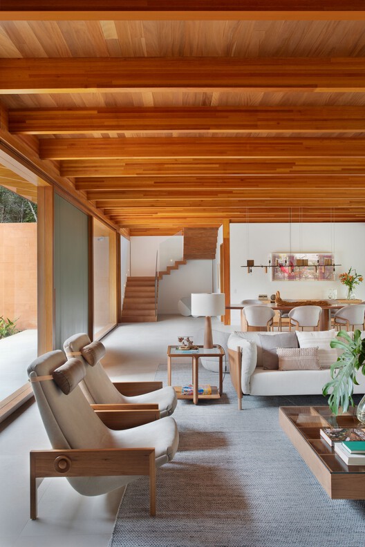 HPZ House / Magarão + Lindenberg Arq - Фотография интерьера, гостиная, терраса