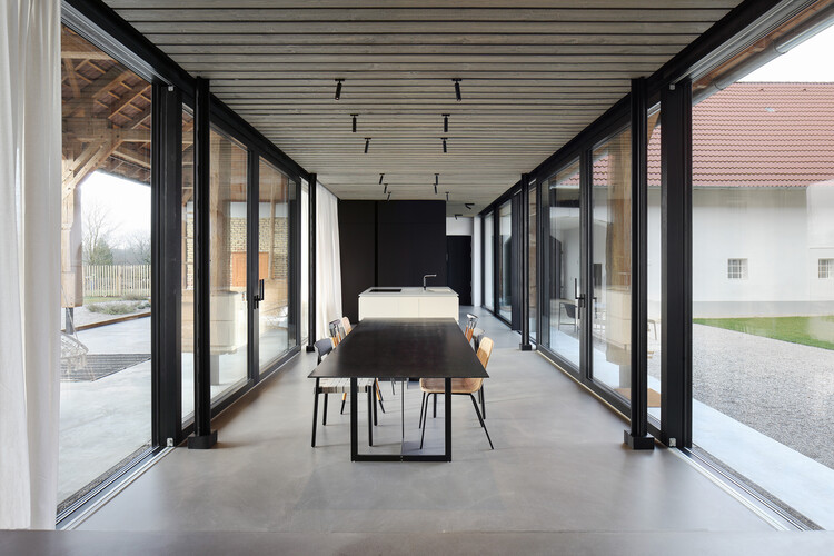 Hof B House / Moser and Hager Architekten - Фотография интерьера, балка, колонна