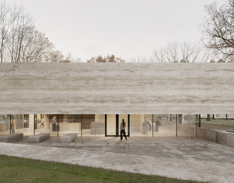 Центр для посетителей Американского кладбища Нидерландов / KAAN Architecten - Фотография экстерьера