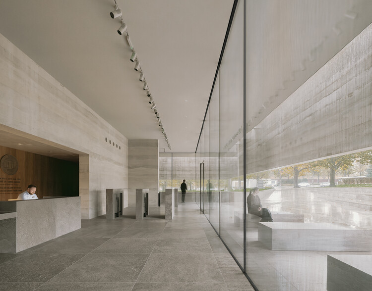 Центр для посетителей Американского кладбища Нидерландов / KAAN Architecten - Фотография интерьера