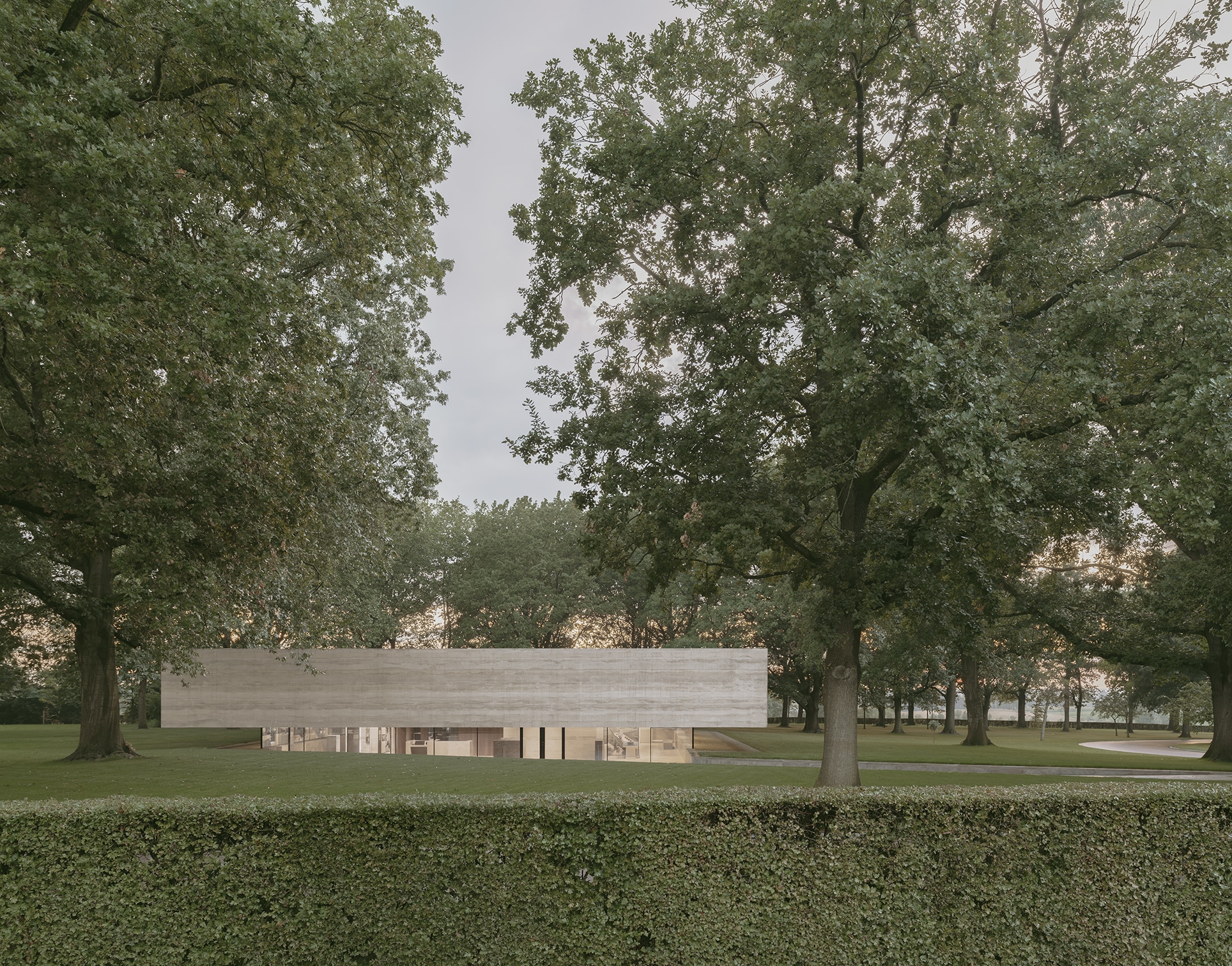 Центр для посетителей Американского кладбища Нидерландов / KAAN Architecten