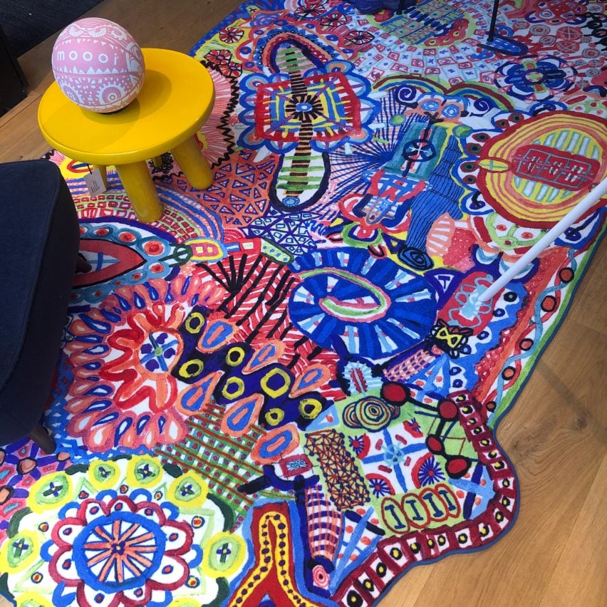 Коврики LinesLinesLines от Alf Bärbel Wit для Moooi