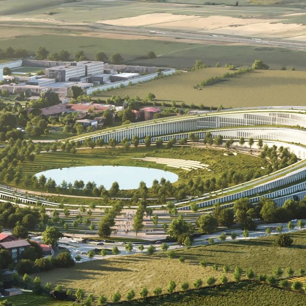 Mario Cucinella Architects представляет полукруглую больницу в Кремоне