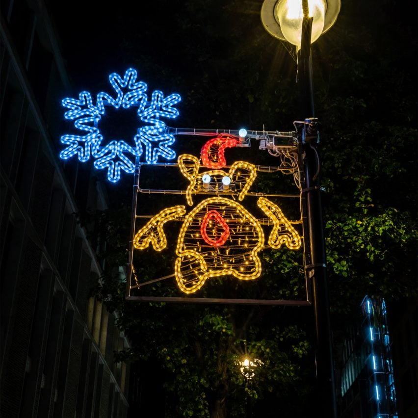 Soho Kids Xmas Lights 2023, представленный Architecture for Kids CIC