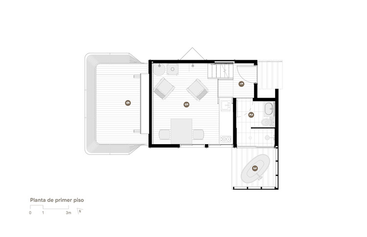 Домик Punta Casitas 1 / Yemail Arquitectura — изображение 12 из 17