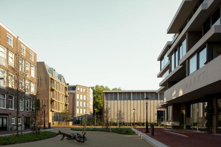 Groenmarkt Housing / Ronald Janssen Architecten + Bastiaan Jongerius Architecten + Buro Harro - Фотография экстерьера, окна, фасад