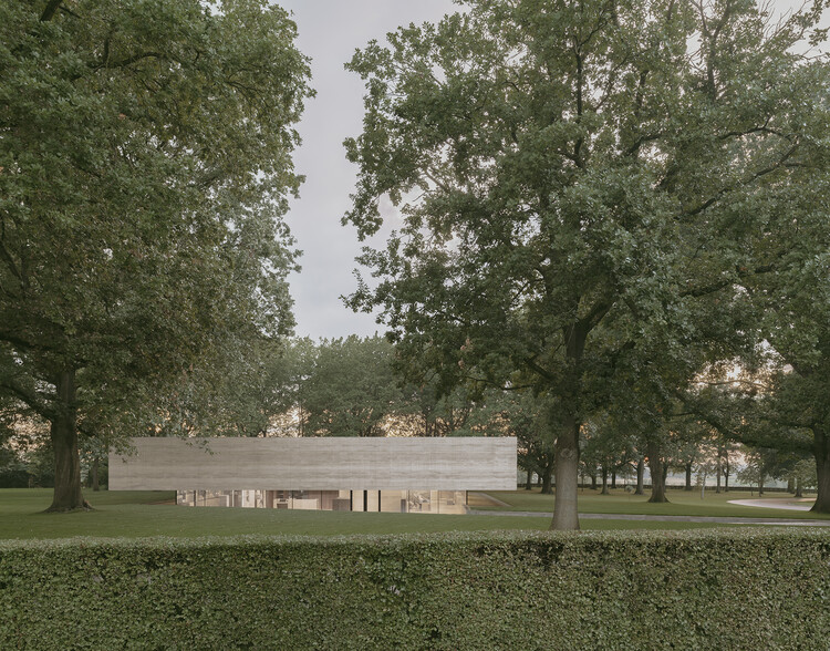 Центр для посетителей Американского кладбища Нидерландов / KAAN Architecten - Фотография экстерьера