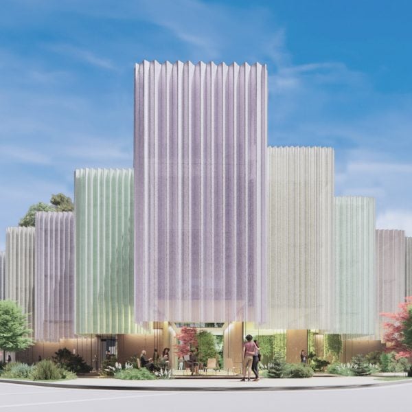 Кенго Кума представляет красочную структуру для Miami Design District