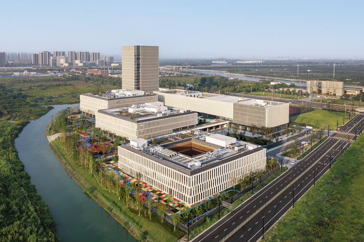 Школа и студии Whittle Suzhou / Perkins Eastman - фотография экстерьера, городской пейзаж