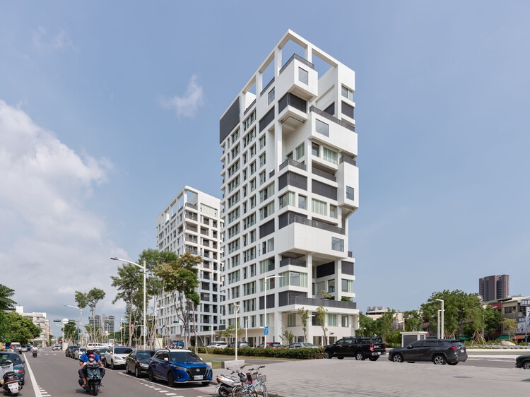 Социальное жилье Гаосюн / Mecanoo - фотография экстерьера, фасад