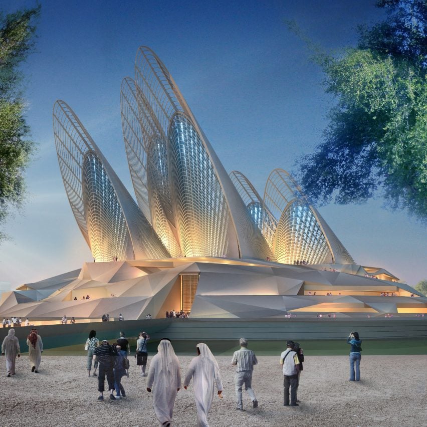 Национальный музей Заида, Объединенные Арабские Эмираты, компания Foster + Partners.
