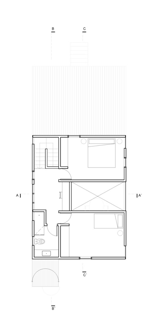 Дом в лесу / Daiber & Aceituno Arquitectos — изображение 17 из 26