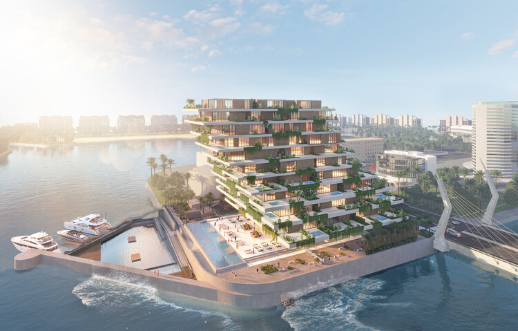 Архитекторы Anastasia Elrouss Architects представляют 3 новых прибрежных жилых проекта на острове Риф, Бахрейн — изображение 8 из 27