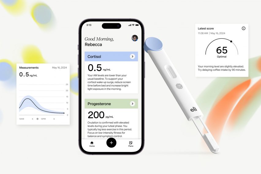 Приложение Eli Health и термометр