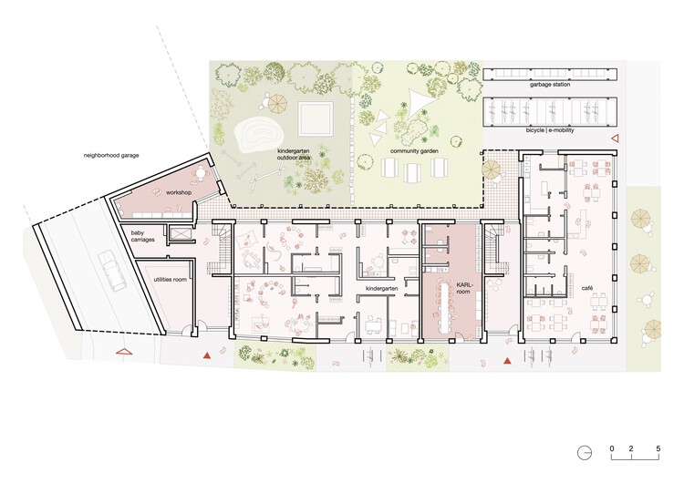Кооперативное жилищное строительство KARL / Praeger Richter Architekten — изображение 18 из 21