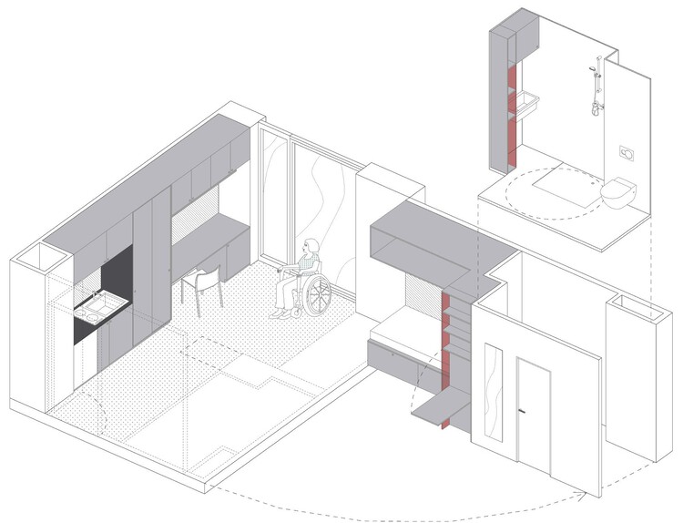 Реконструкция студенческого общежития в Нанте / Guinée et Potin Architects — изображение 23 из 25