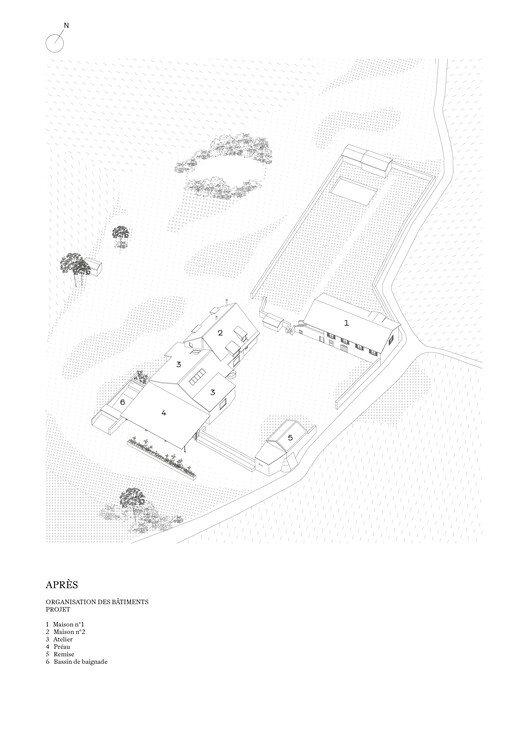 Реконструкция и переоборудование фермы La Grange в Бургундии / Le Dévéhat Vuarnesson Architectes — изображение 28 из 40