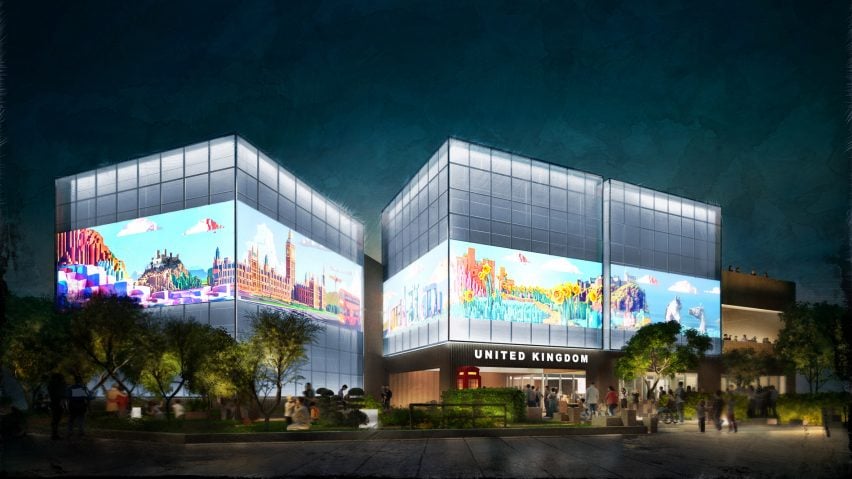 Съемный павильон Великобритании на выставке Expo 2025 в Осаке