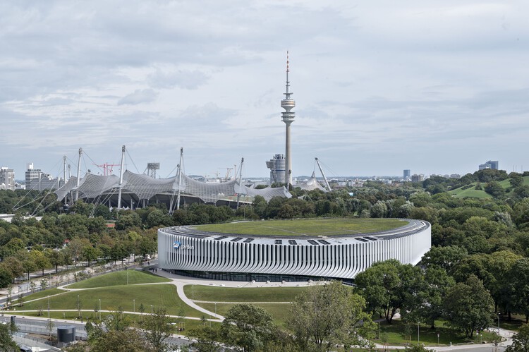 Спортарена Олимпиапарк Мюнхен SAP Garden / 3XN — Фотография экстерьера