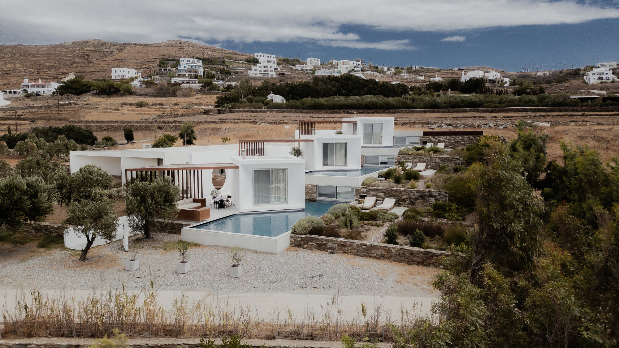 Дизайн вилл для отдыха Pnoēs Tinos / Aristides Dallas Architects