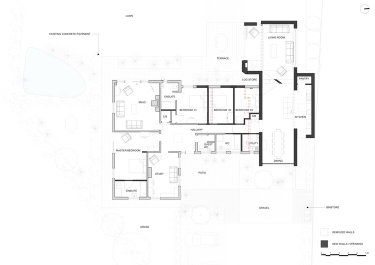 Stones Throw Residence / Mole Architects — Изображение 18 из 18