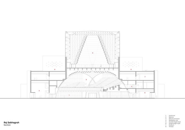 Дискурс-холл Раджа Сабхагру / Serie Architects — изображение 21 из 22