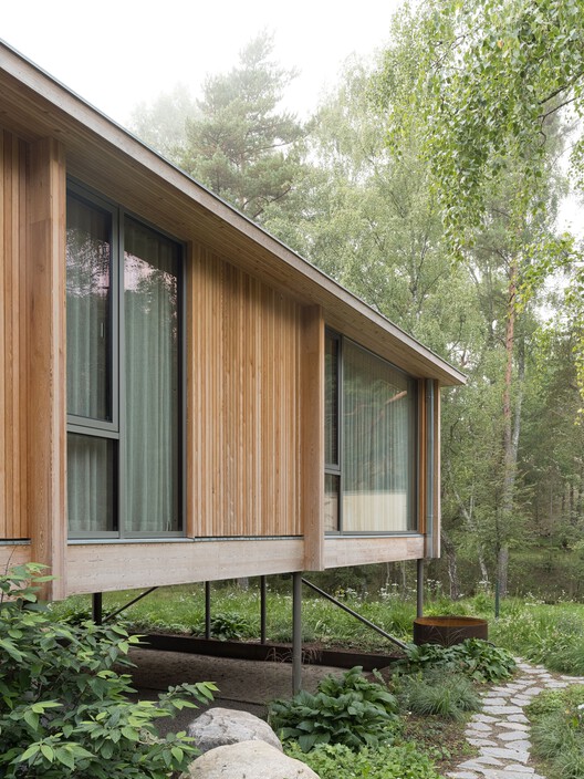 Yngsjö Retreat House / Johan Sundberg arkitektur - Фотография экстерьера, дерево
