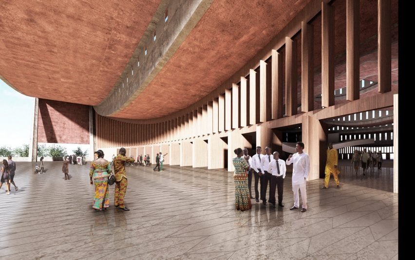 Проект церкви в Аккре от Adjaye Associates