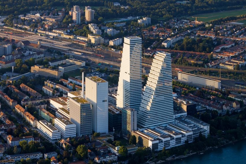 Вид сверху на Центр фармацевтических исследований и ранних разработок Herzog & de Meuron
